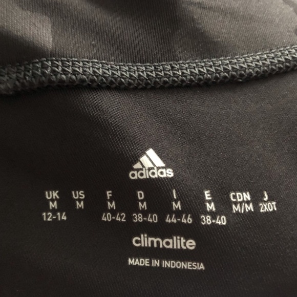 ADIDAS | BLACK PRINT CROPPED SPORT TIGHTS/LEGGINGS - Picture 5 of 6